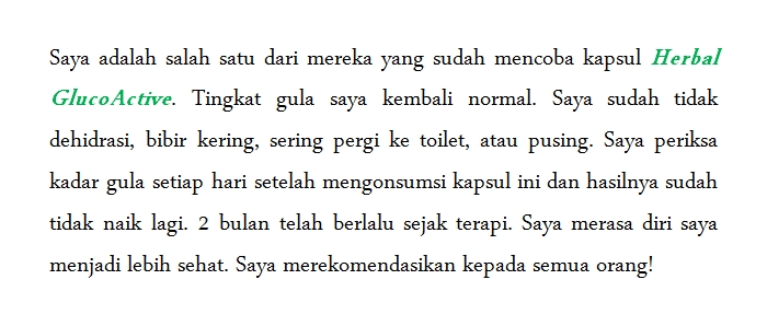 kesaksian GlucoActive